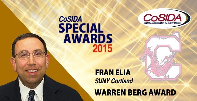 Special Awards Salute: Fran Elia (SUNY Cortland), Warren Berg Award Recipient